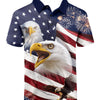 American Flag Eagle Performance Polo / X-Large