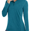 UVGuard Women's 1/4 Zip UPF 50+ Sun Shirt P-Blue / Medium