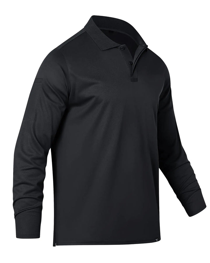 VenturePro Men's Long Sleeve Golf Polo Shirt / Large