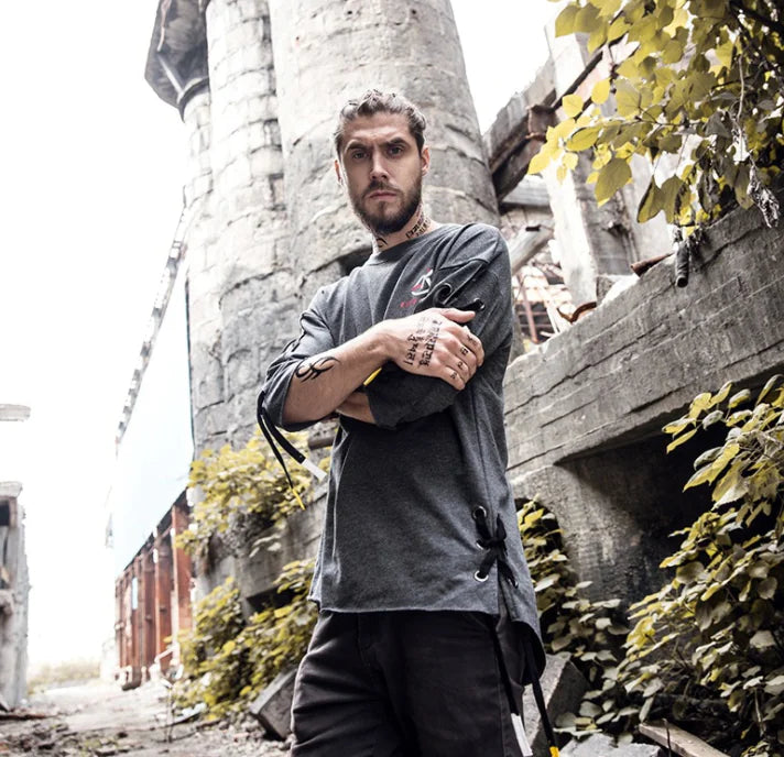 Hip Hop Men's Short Sleeve T-Shirts (5-Point Sleeve)