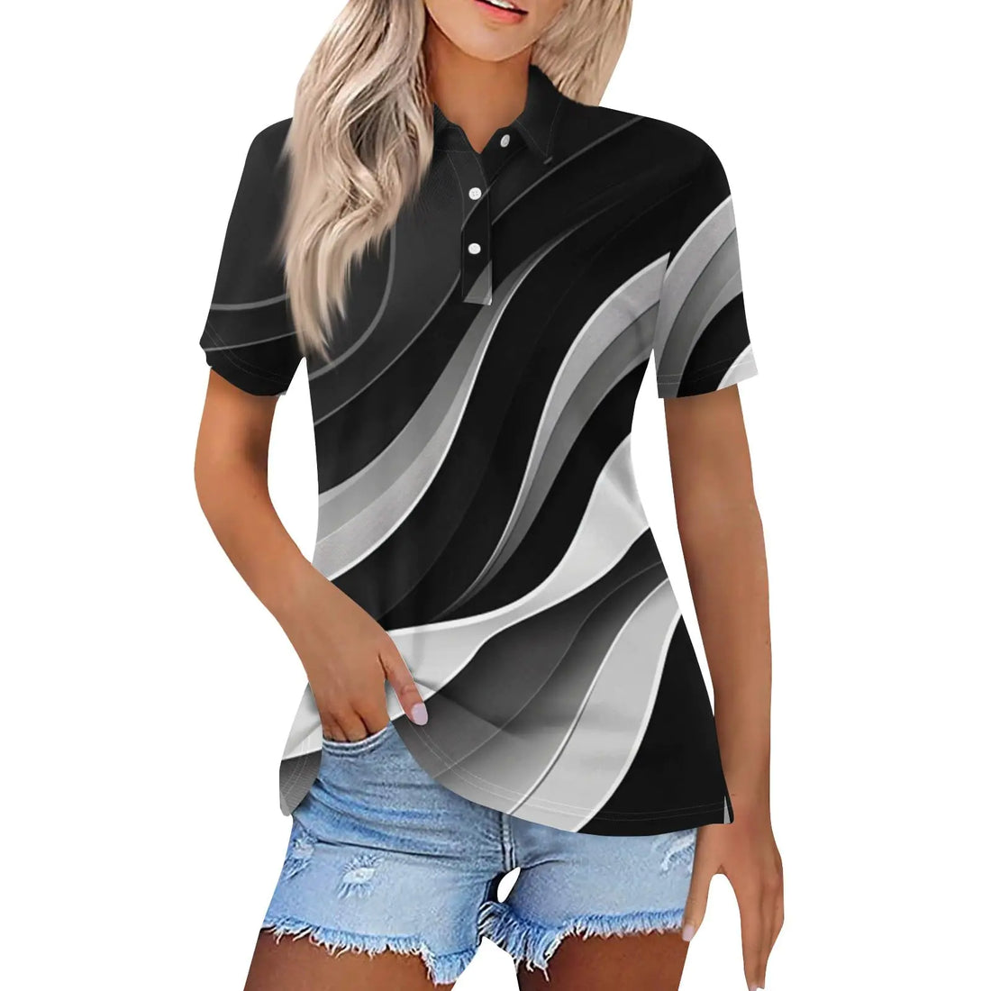 2024 Womens Essential Golf Polos / XX-Large & Medium