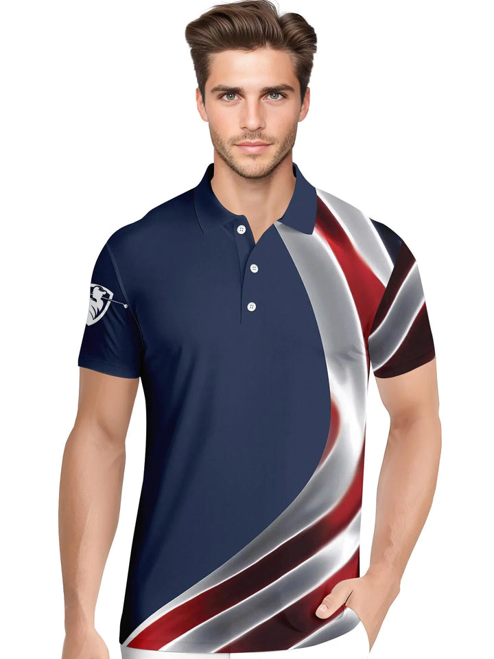 Patriot Pride Men's Golf Polo / Small