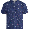 GDEVIG Shark Graphic Golf Polo / XX-Large