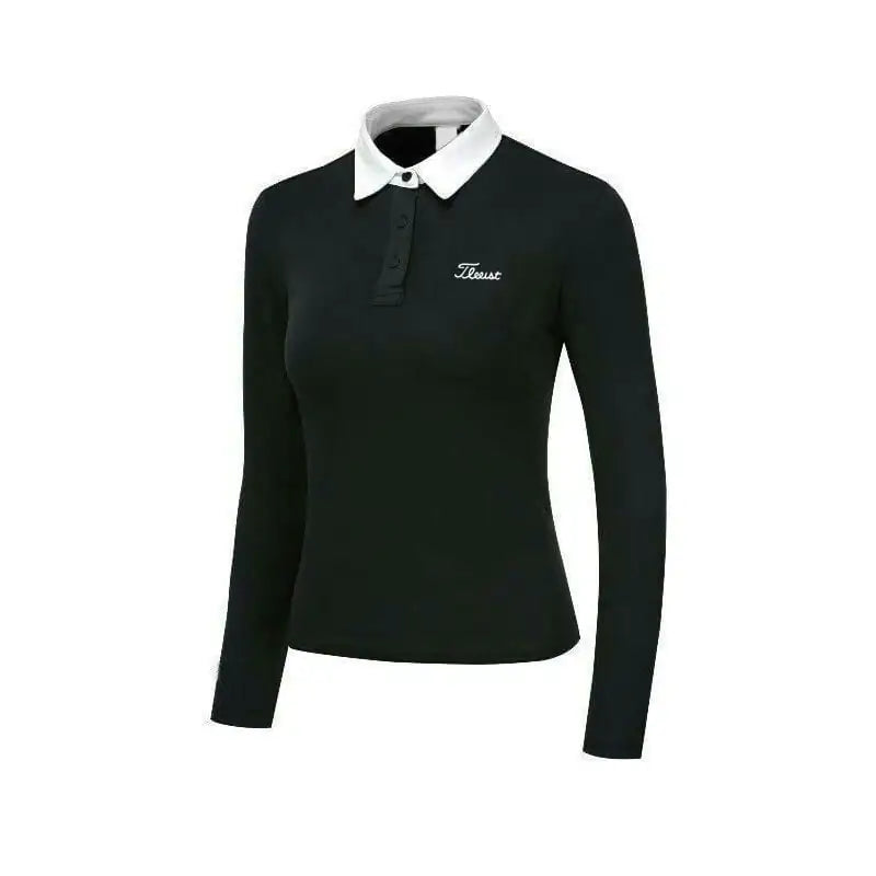 Women's Long Sleeve Golf Top for Outdoor Activities