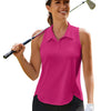 Polo Shirt Women Sleeveless Polo Tank Top