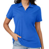 Azure Breeze V-Neck Women's Polo / Medium