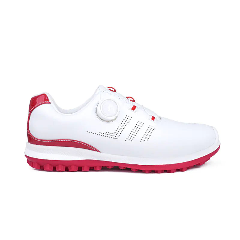 Women's Waterproof Golf Shoes with Knob Laces