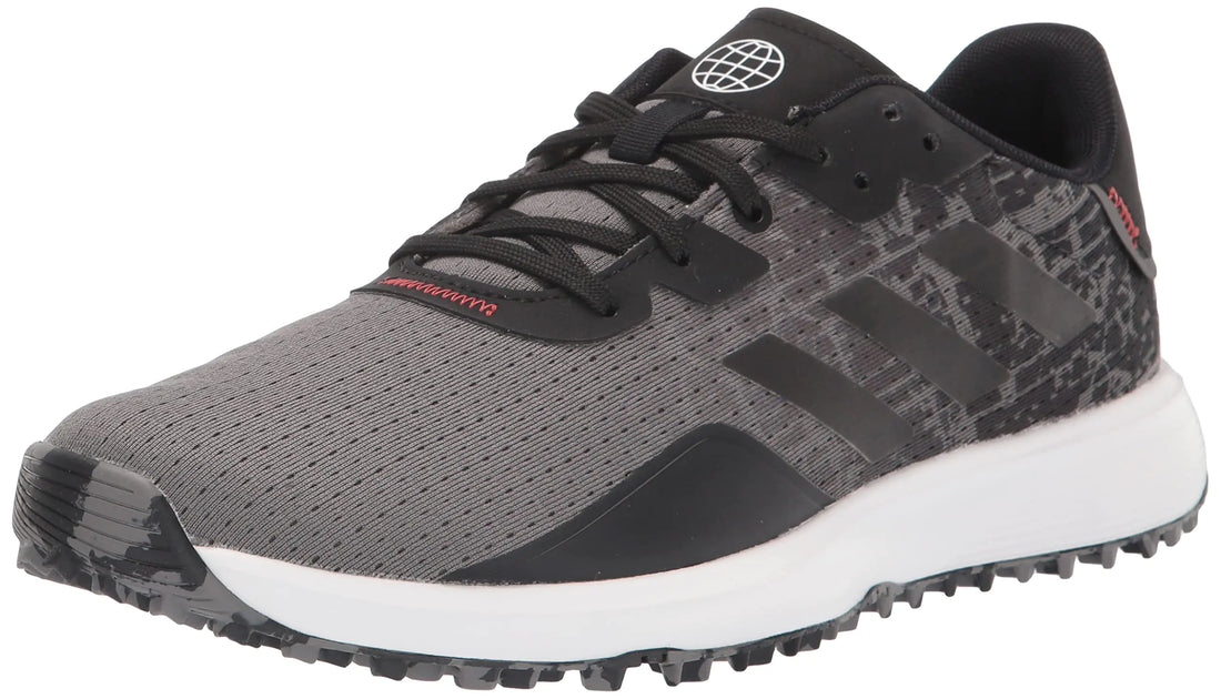 adidas Mens S2G Spikeless Golf Shoes Grey Four/Core Black/Grey Six 7