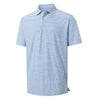 Stride Golf Polos - Men's Dry-Fit Striped Shirt / Medium