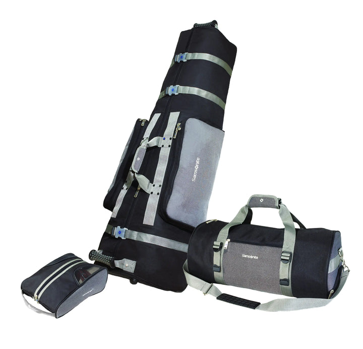 Samsonite Golf Pro Travel Trio - Wheeling Cover & Bags