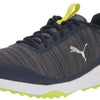 PUMA Fusion Pro Men's Golf Shoes - Peacoat/Silver/Lime, Size 9.5