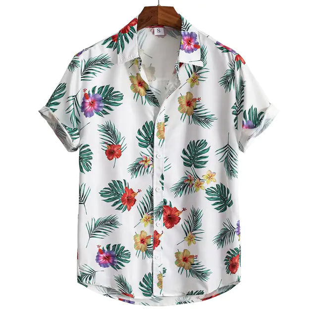 Men's Hawaiian Oversized Short Sleeve Summer Shirts