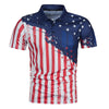Generic 4th of July Shirts for Men Short Sleeve American Flag Shirt