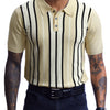 Man Vintage Golf Polo Shirt Short Sleeve Italian Shirt