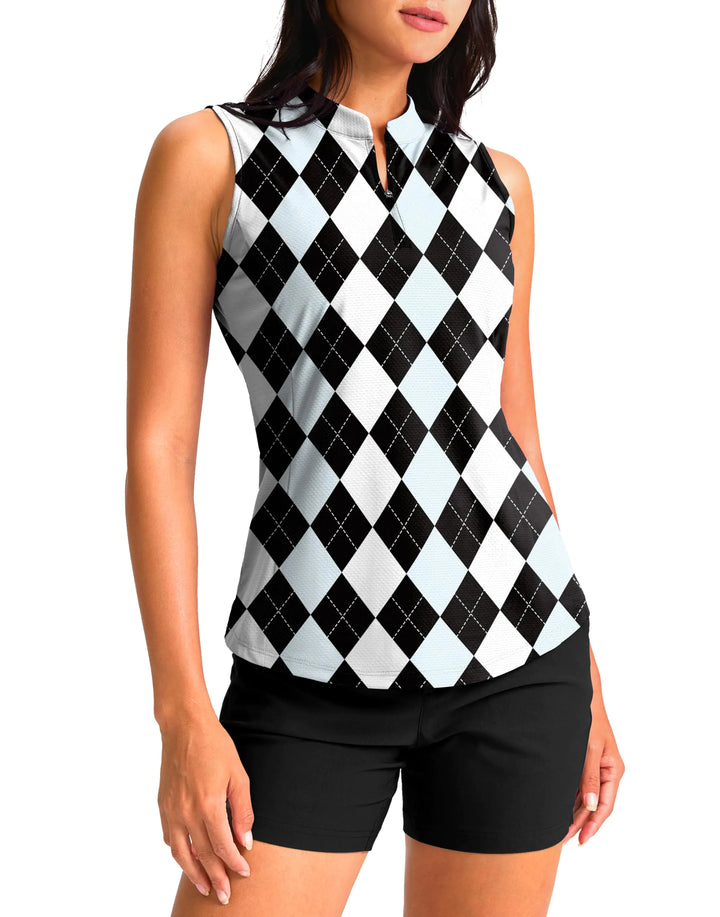 SportyChic Women's Sleeveless Golf Polo / X-Small