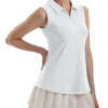FKEEP Quick Dry Sleeveless V-Neck Polo Tank Top / Small