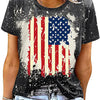 2023 Women's Independence Day Flag Print T-Shirt