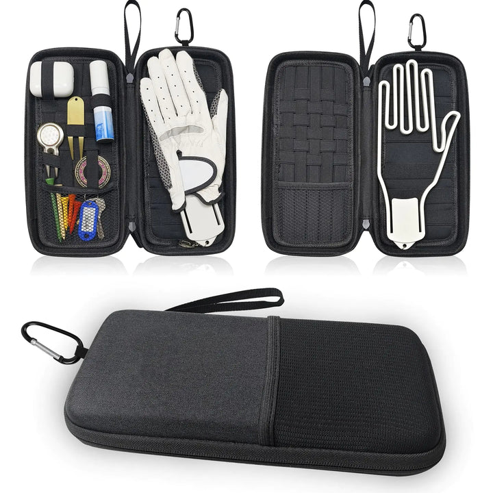 Golf Gear Organizer Case with Protective Hard Shell