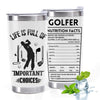 Golf Enthusiast Stainless Steel Tumbler 20oz