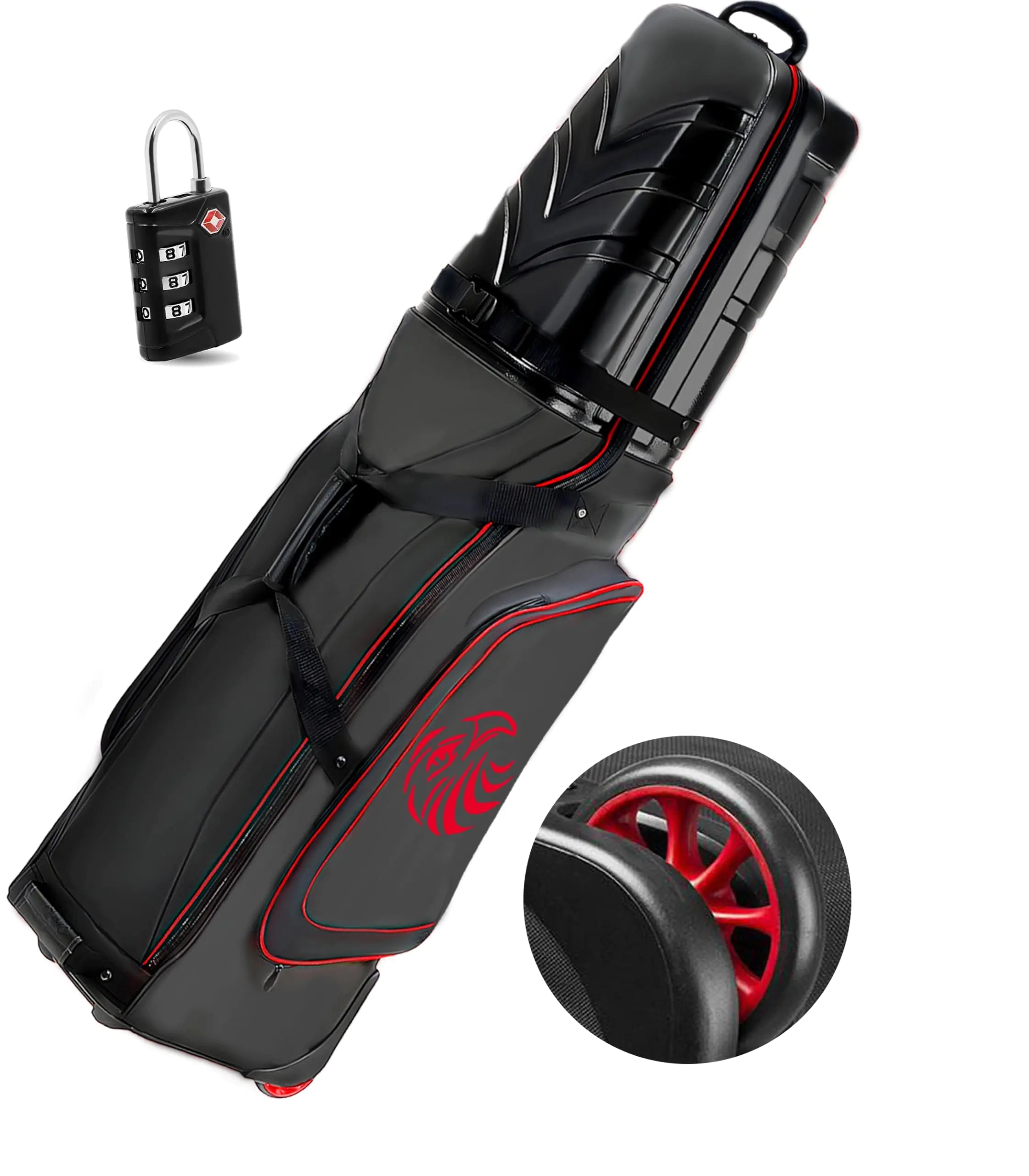 Yamato Pro Golfer Travel Bag with Hard Shell Top