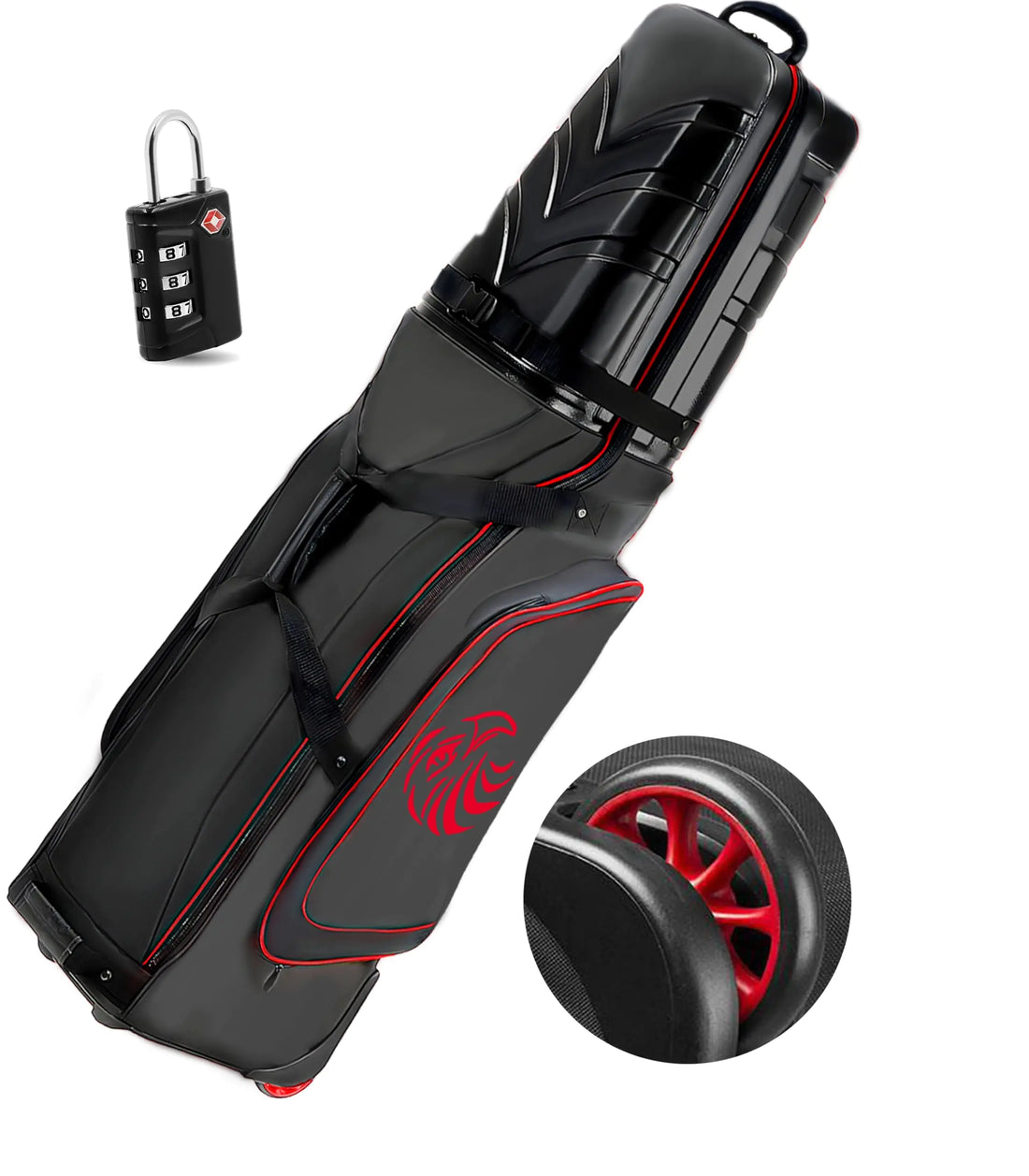 Yamato Pro Golfer Travel Bag with Hard Shell Top