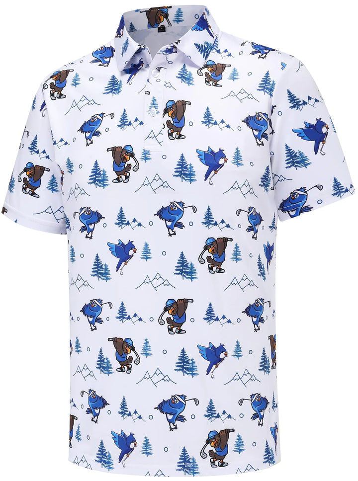 Men's Cool Dry Golf Polo Shirts / 3X-Large
