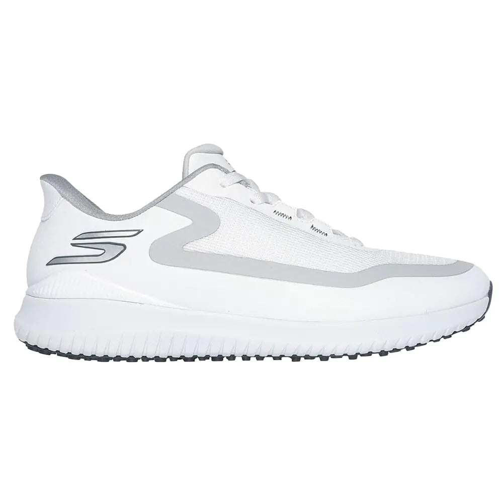 Skechers Men's Flite Golf Shoe Sneaker White/Gray / 9.5