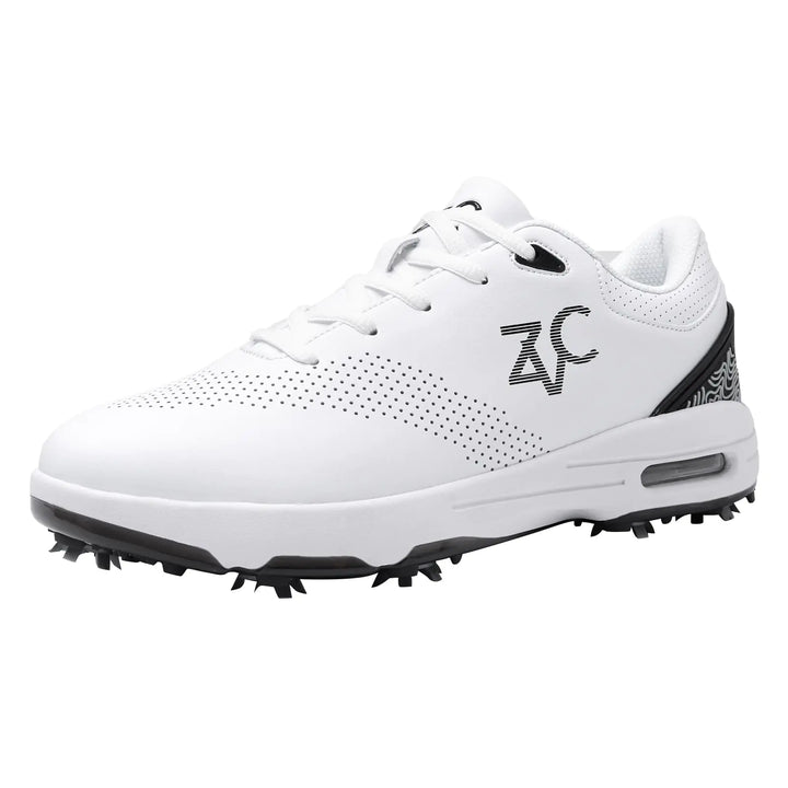 Golf Shoes Men with Spikes Non-Slip Water-Resistant
