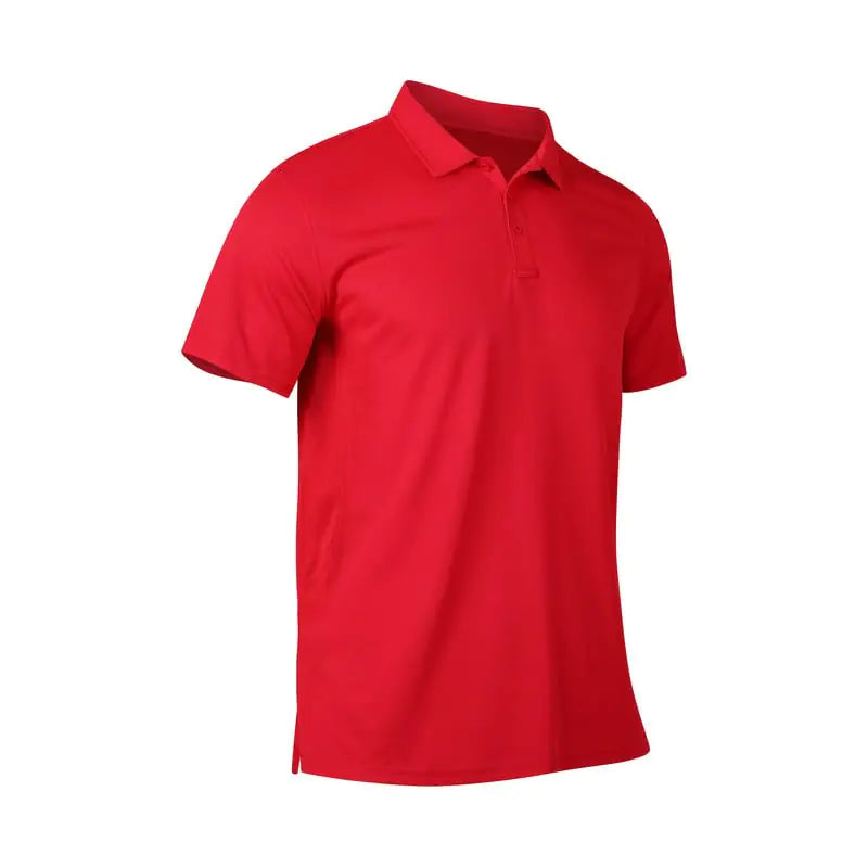 Men's Performance Polo Shirt - Short Sleeve, Dri-Fit, UPF 50+ / Large
