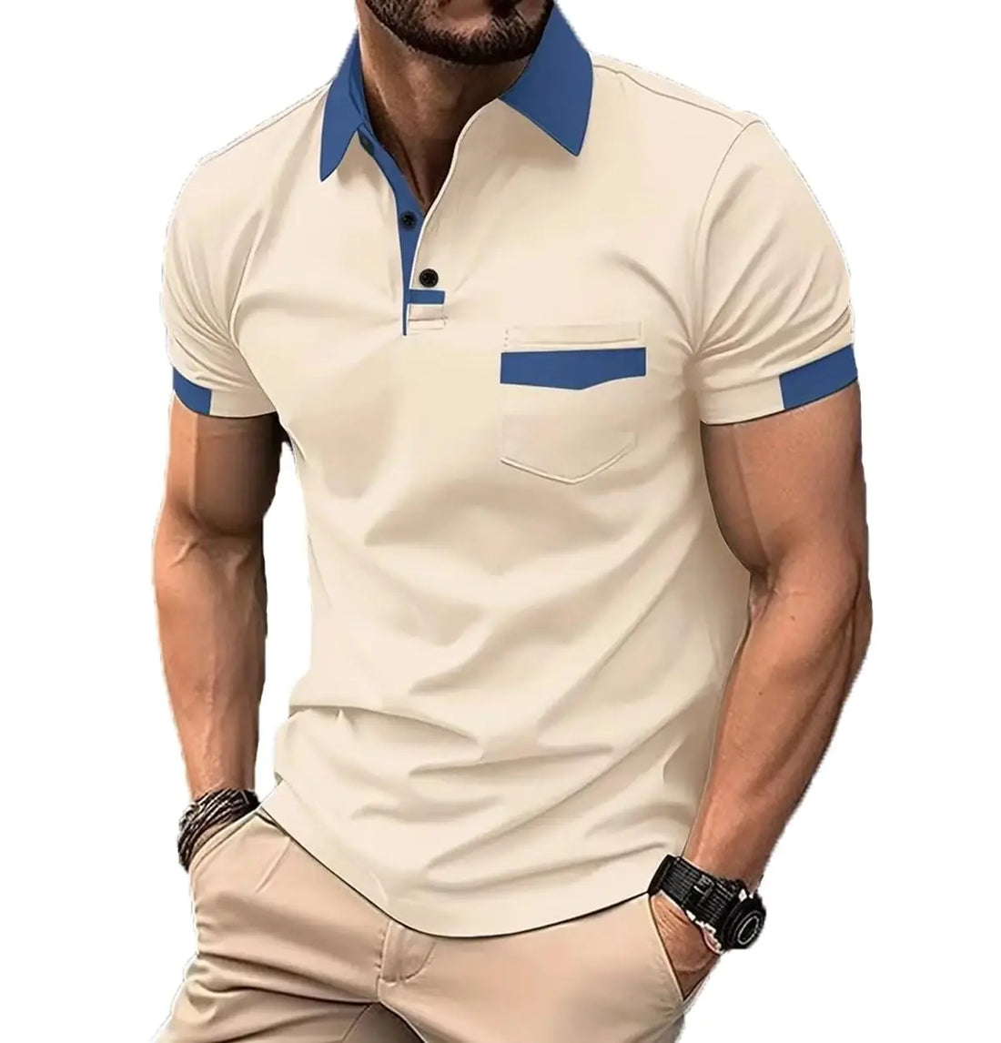 Blue Collar Turndown Golf Polo 2024  / X-Large