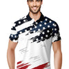 HIVICHI Patriotic Fun Men's Golf Polo / 3X-Large