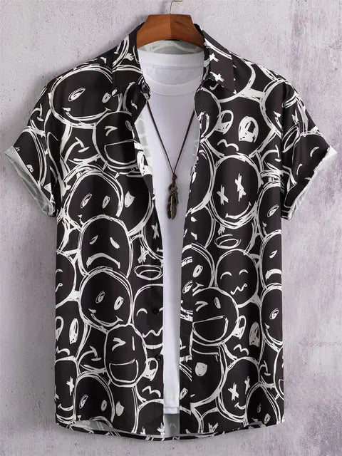 Men's Hawaiian Oversized Short Sleeve Summer Shirts