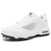 FENLERN Mens Golf Shoes Spiked Air Cushion Breathable Upper 10