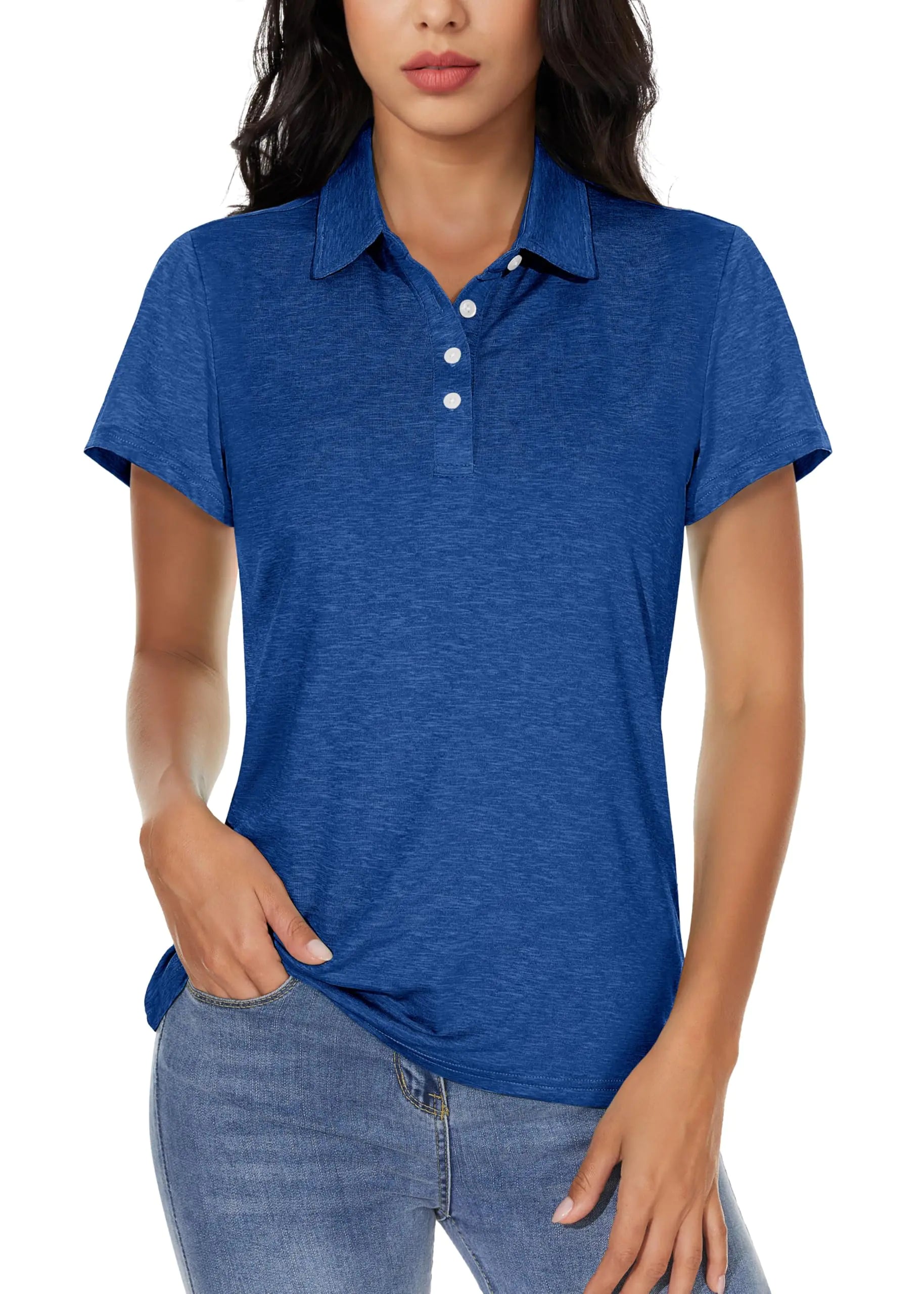 Women Polo Shirts Short Sleeve Shirt Dry Fit Golf Polo Shirts