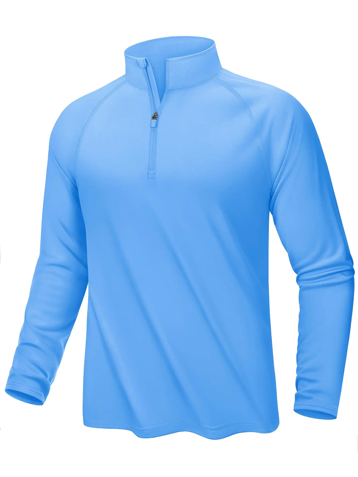 AthleGuard Men's Long Sleeve SPF 50+ Sport Shirt / Medium